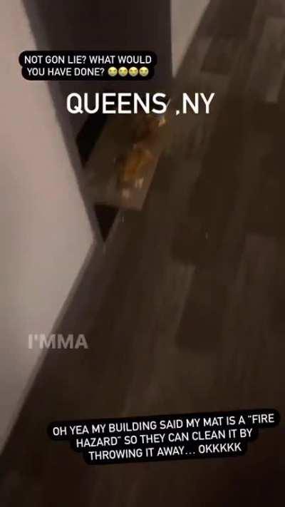 This what people from Queens do ? ð¤¢ð·Nigga washed the mat ð¤£ð¤£ð¤£ð¤£