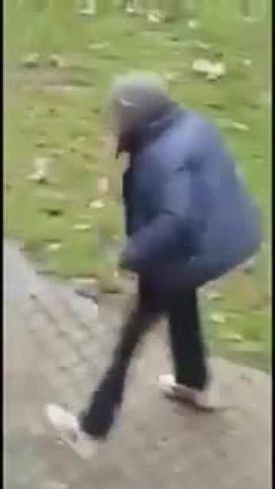 That body slam at the end!