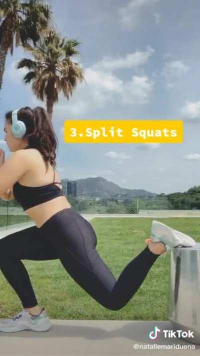 Natalie working out ;)