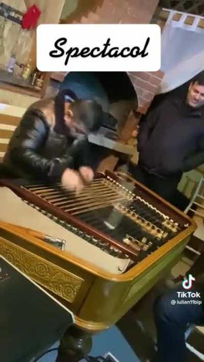 This guy playing dulcimer faster than I knew possible