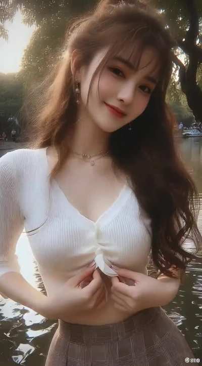 A cute loop girl，Whispers of the Heart