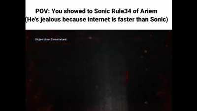 Sonic is the god of throwing punches