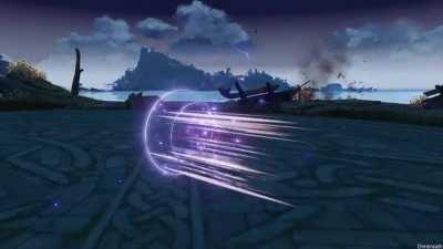 Raiden Shogun's burst animatiosn slowed down.