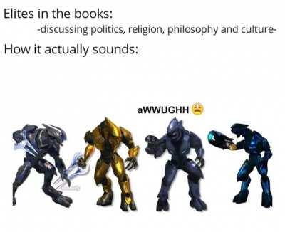 Reading Kilo-5 trilogy and giving all the elite characters goofy voices