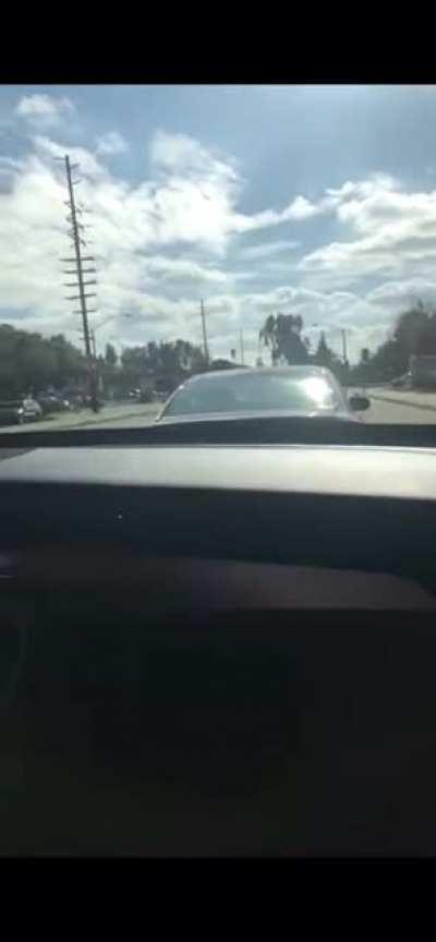 Driving with a VR headset on