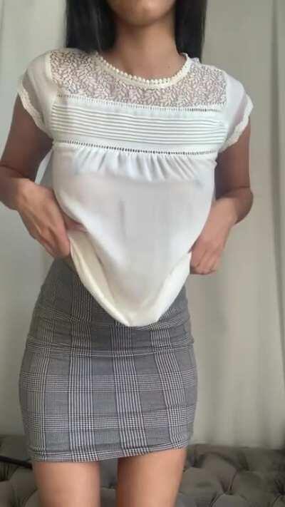 after work titty reveal