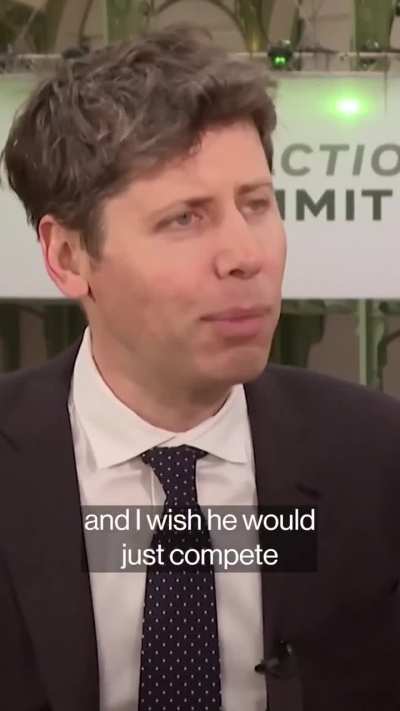 Sam Altman shoots Down Elon Musk. 