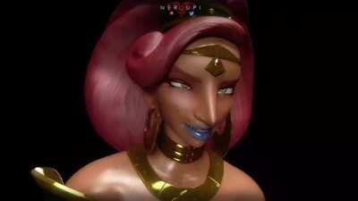 Urbosa fucks Link's mouth (neroupi)