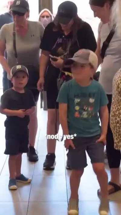 Buying everything at McDonald's