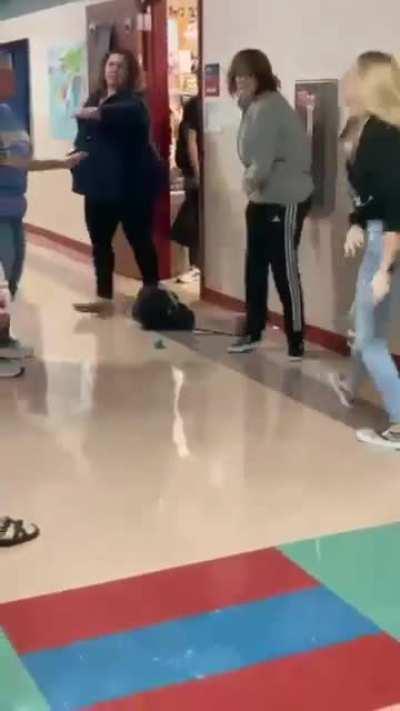 Women fighting in a nutshell