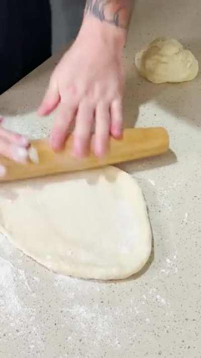 How to cook big ass Naan using a wok