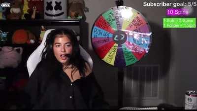 @daraanjelika (Dara Anjelika) was live for a step on camera wheel spin 5 days ago via Twitch!! Part 3