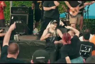 Dude was trynna drink his beer...