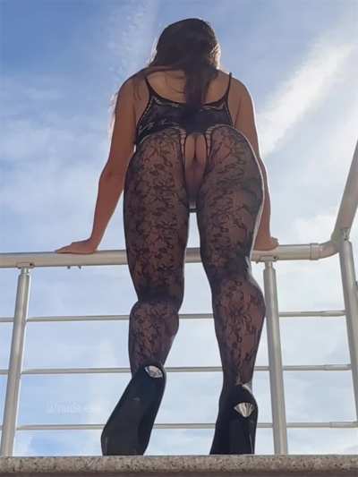 It turns me on when I wear nylon suits