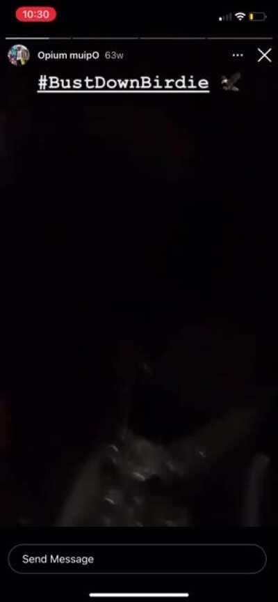 Carti be tweaking in the studio