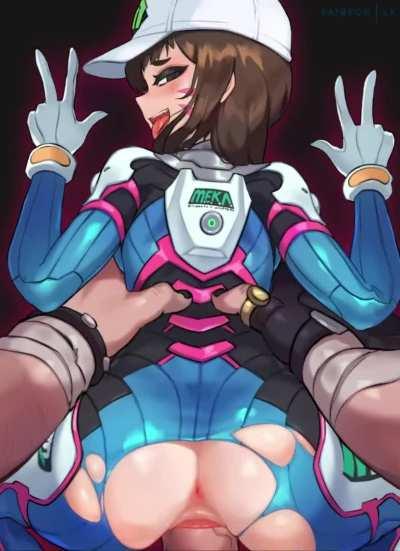 Dva taking cock from behind