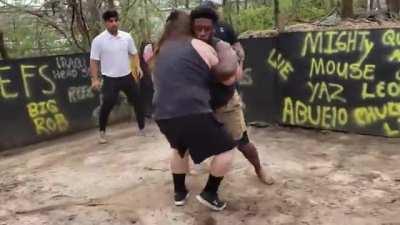 This isn't the best fight you'll ever see but it's one of the best moments of class and respect that a man has shown to another man