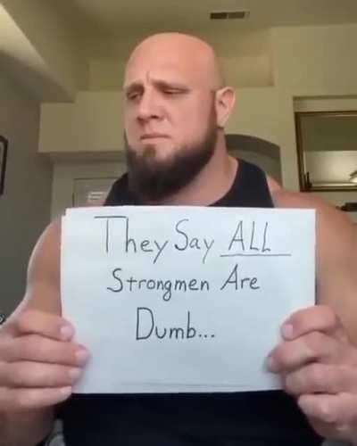 Blursed strongman 😩