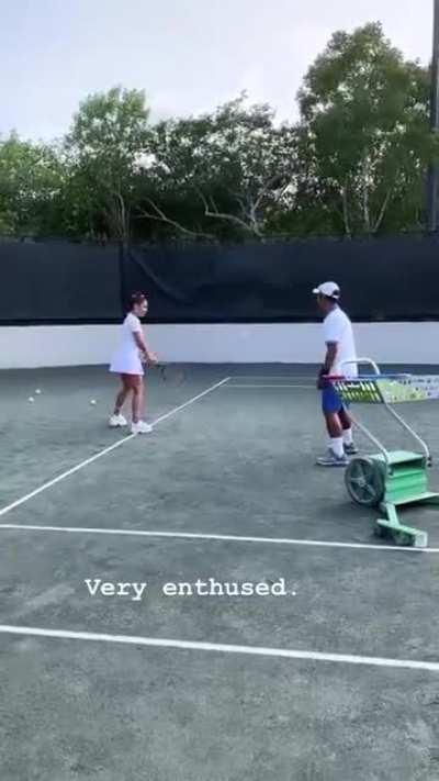 Tennis Lesson IG Story