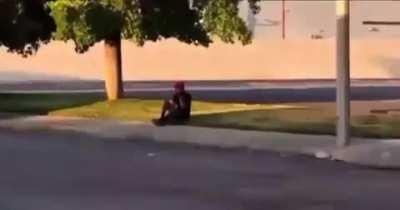 The pepper spray dance.