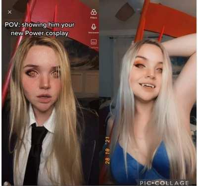 Calcosplay as Power from Chainsaw Man