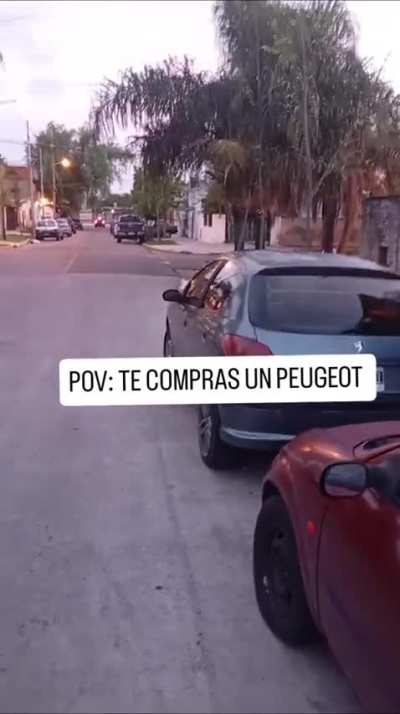POV: te compras un Peugeot