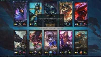 So I just got an AFK warning during the loading screen