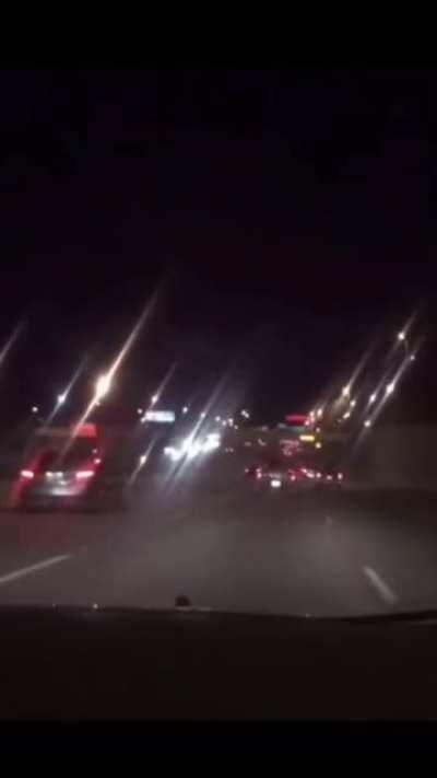 WCGW swerving in and out of traffic like crazy people