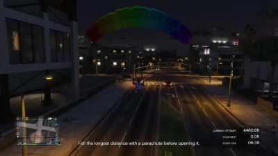 Land on top of NPC...