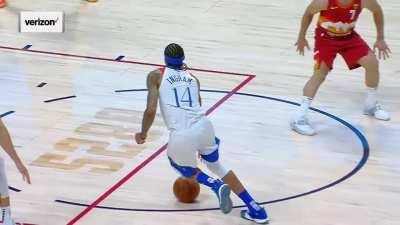 [HIGHLIGHT] With a two point lead against the Pels, Nikola Jokic throws the ball away with 9.9 seconds left but then gets the game saving block on Zion.