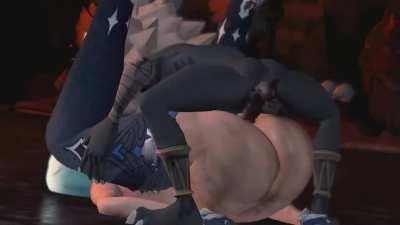 Eula vs hilichurls ( zxc77133 )[genshin impact]