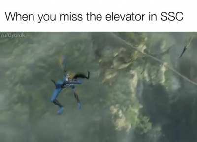 When you miss the elevator in SSC