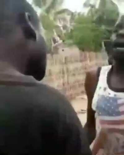 Angolanos discutindo