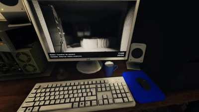 Here's how it looks when a ghost roams in the D.O.T.S Projector