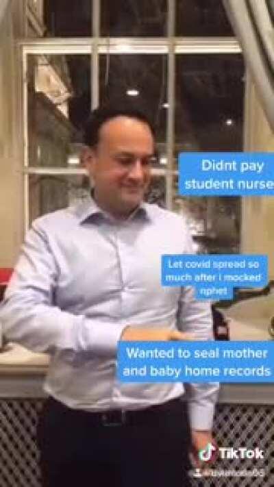 The Leo tik tok video was touched up for the end of 2020