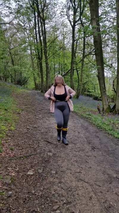 Setting them free on a walk