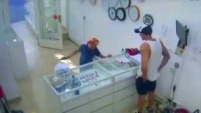 To rob a jewellery store as a 9 year old.