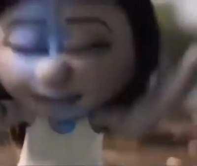 Elementalist Lux transforming into dark Lux