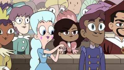 Moon making gestures