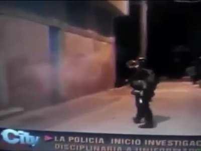 Antagonize a Riot Trooper, Get Bean-Bag Gunned