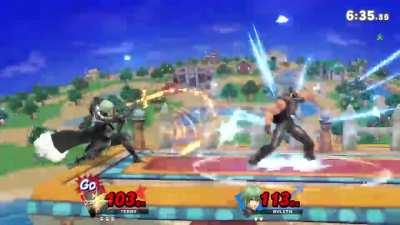 I was playing with a friend and did this to him