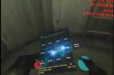 This mad lad climbed the ladder (from MGS3) in VRChat!