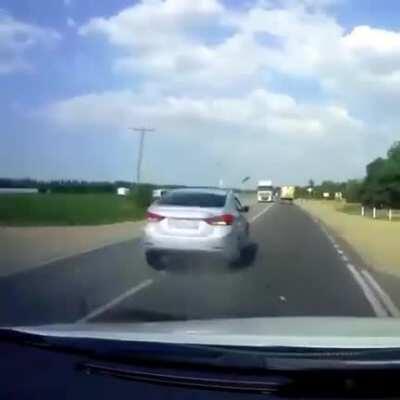 WCGW driving like this with other traffic on the road