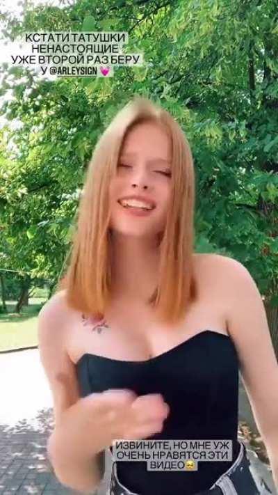 All smiles on her ig stories