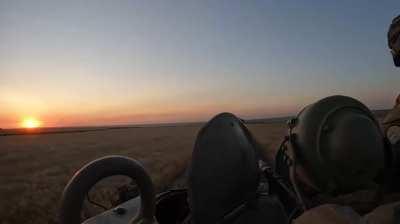 Bakhmut-Soledar, 93rd Brigade. Summer, 2022. Before the Russian offensive it was a beautiful place.