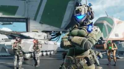 Set this up for Wallpaper Engine - created using recycled ingame animations from Titanfall 2/Apex Legends