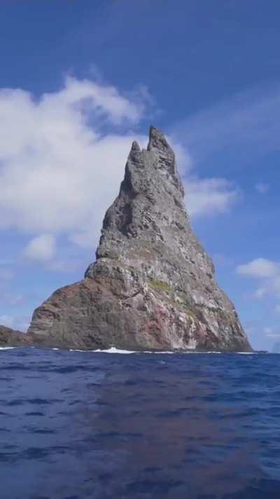 Ball’s Pyramid, Australia - The tallest sea stack in the world at 572 metres (1,877 ft) high