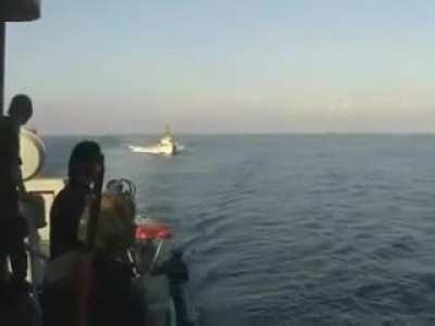 Swedish and Norwegian navy encounter