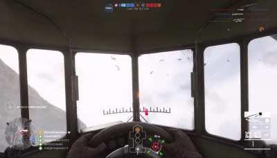 I guess that’s karma for using the heavy bomber