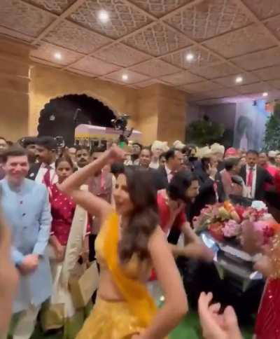 Priyanka Dancing at the Ambani Wedding in Mumbai - July 2024